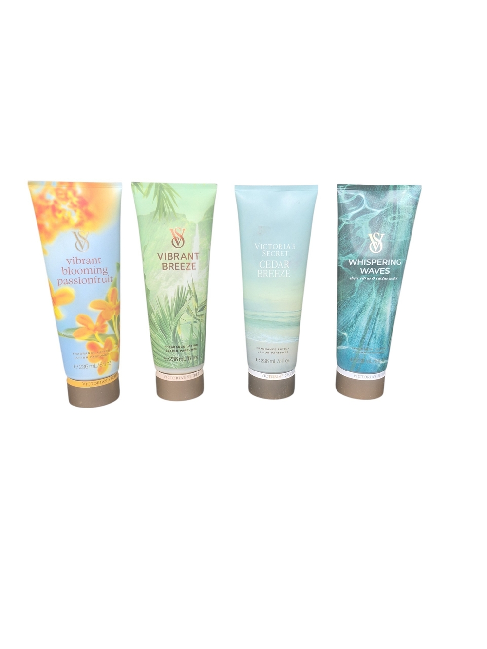 Victoria's Secret Body Lotion Set - Yellow, Green, Light Blue, Teal